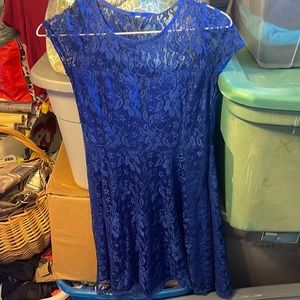 Blue dress